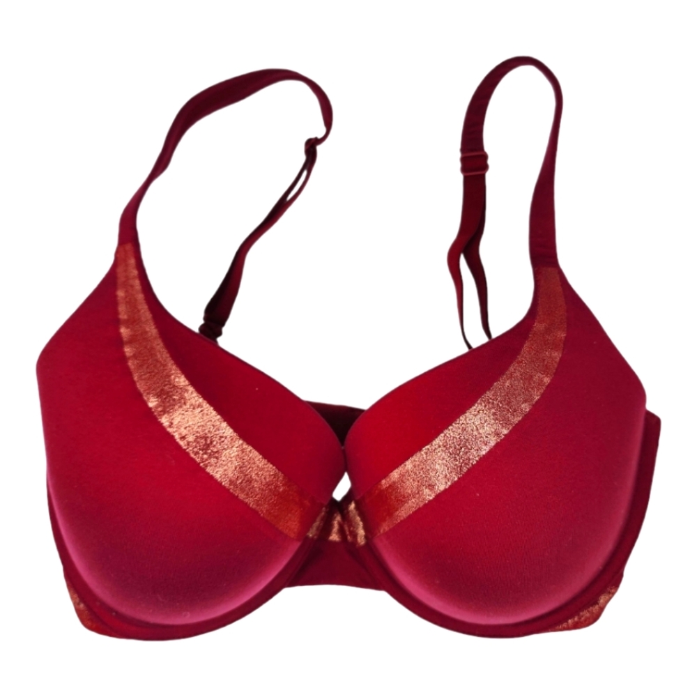 Victoria's Secret Body Perfect Shape Crimson Gold 32DDD